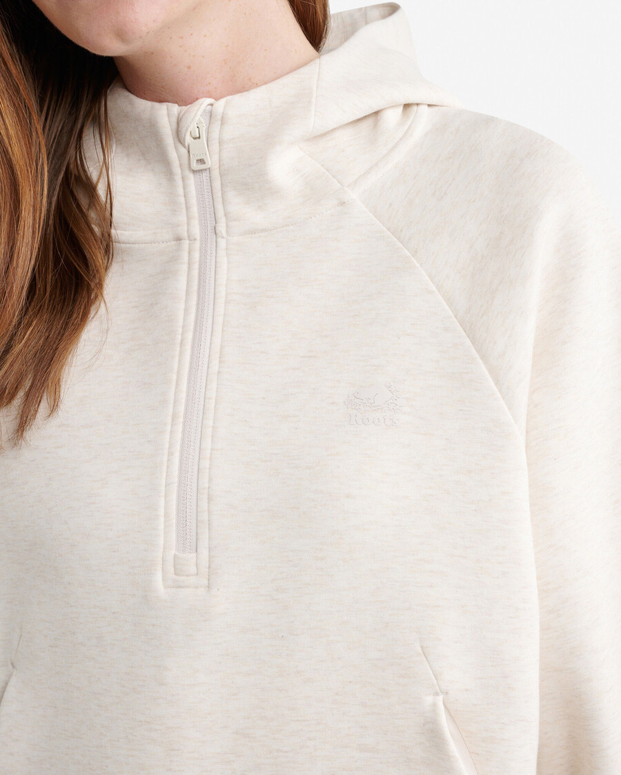 roam half zip hoodie