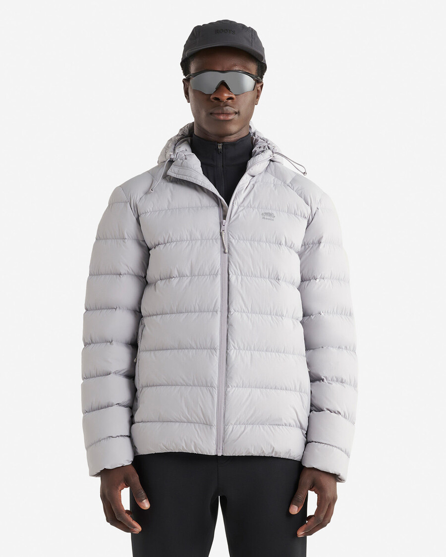roots down packable jacket