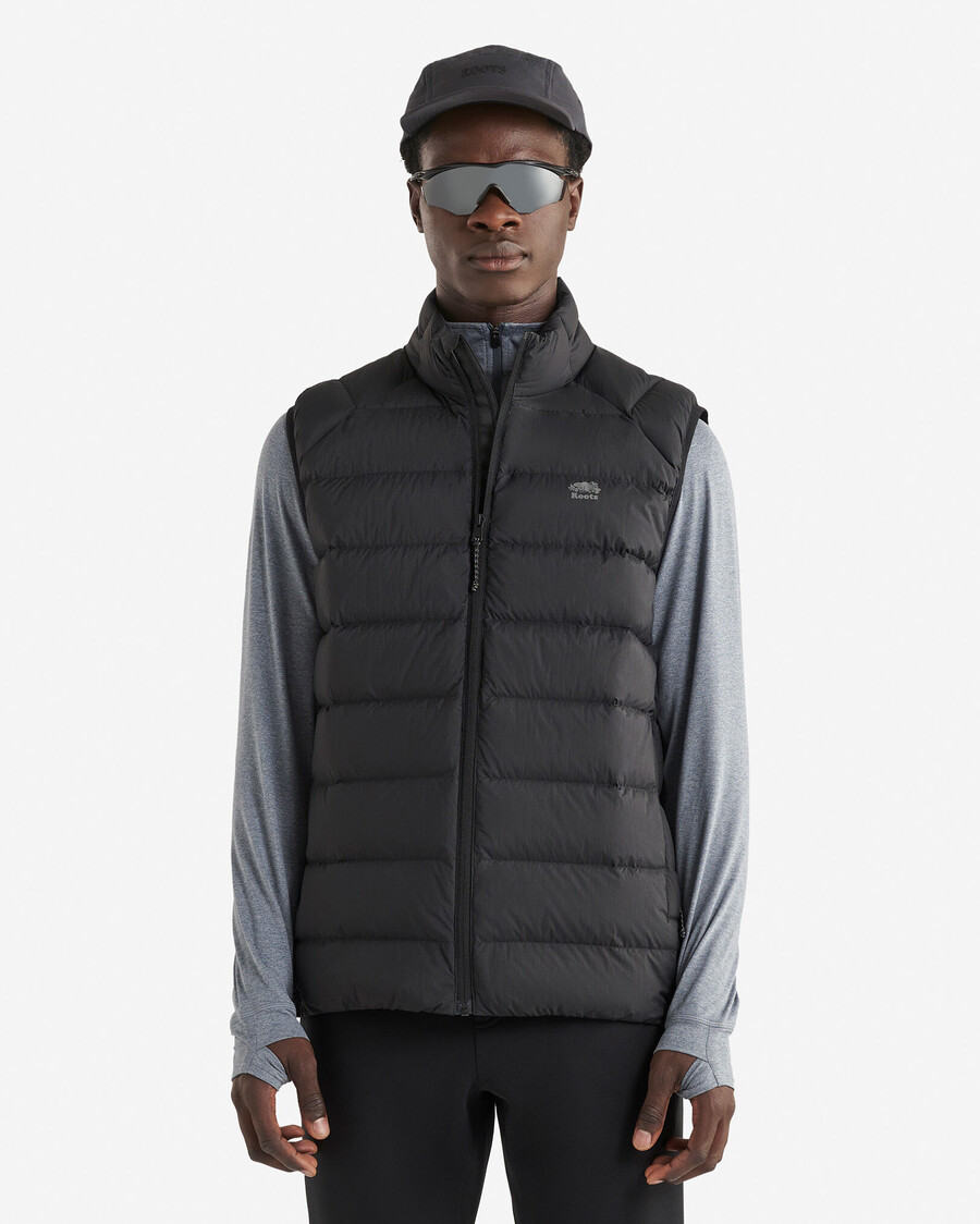 roots down packable vest