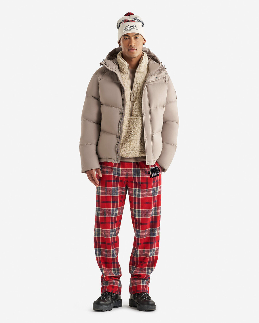 roots down puffer jacket