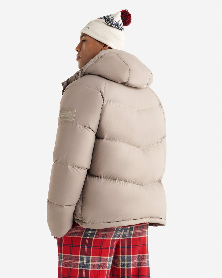 roots down puffer jacket