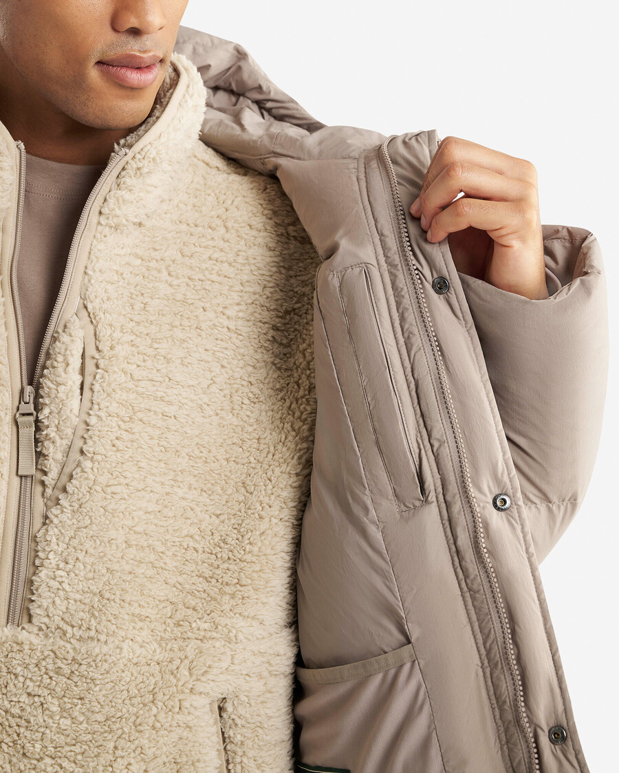 roots down puffer jacket
