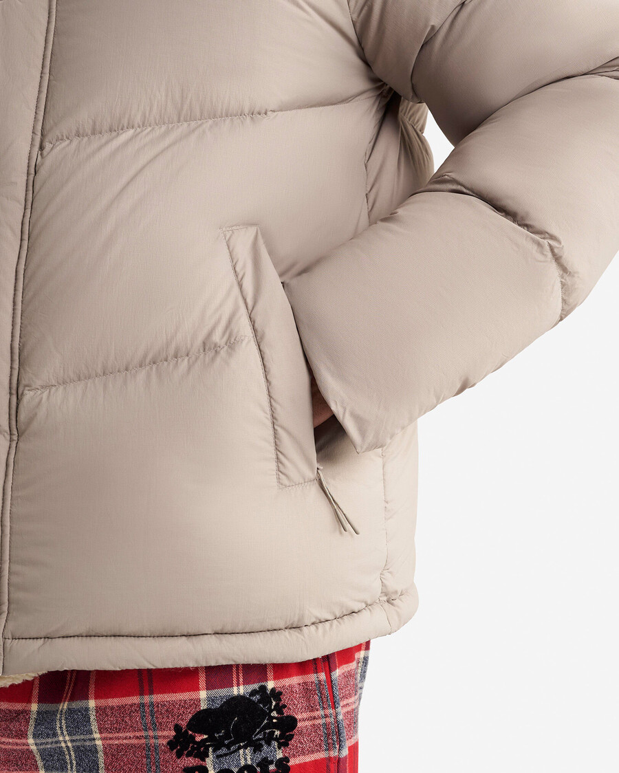 roots down puffer jacket