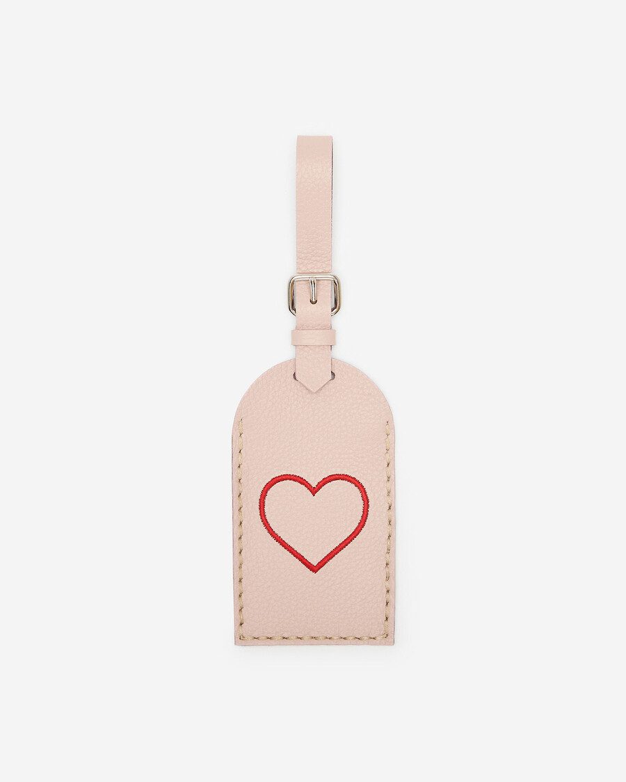 heart luggage tag cervino