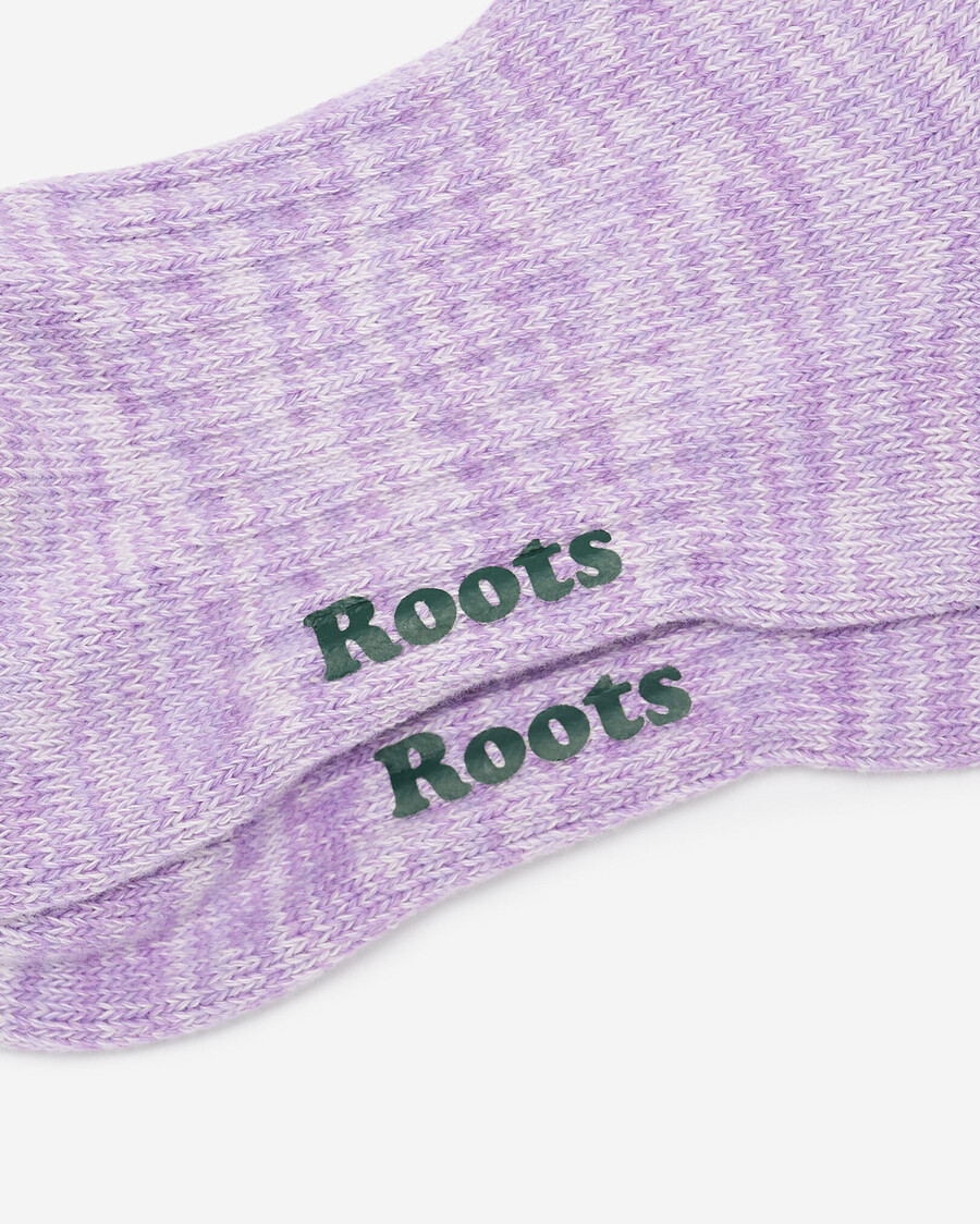 adult roots heritage cotton boot sock