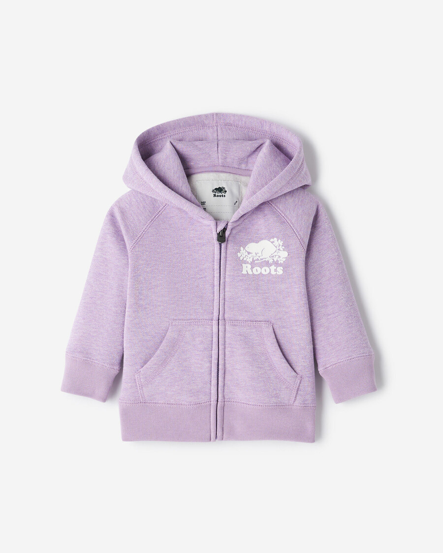baby original sparkle full zip hoodie