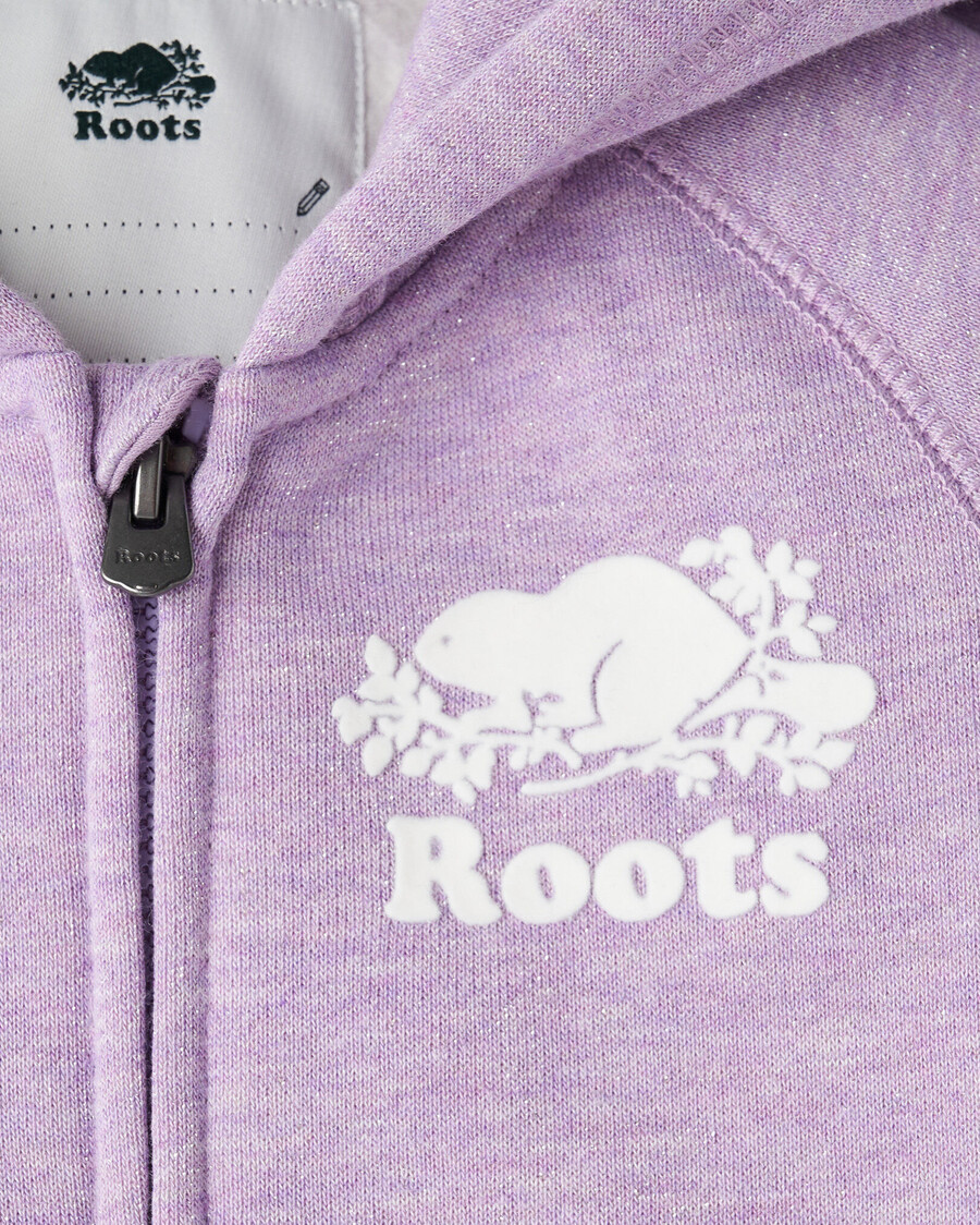 baby original sparkle full zip hoodie