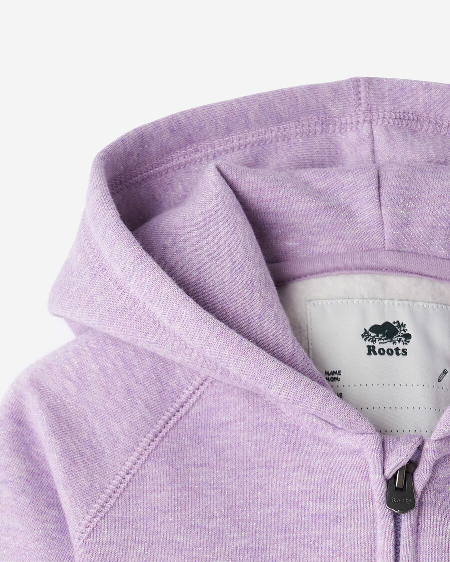 baby original sparkle full zip hoodie