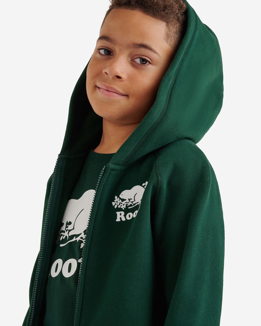 kids organic original full zip hoodie