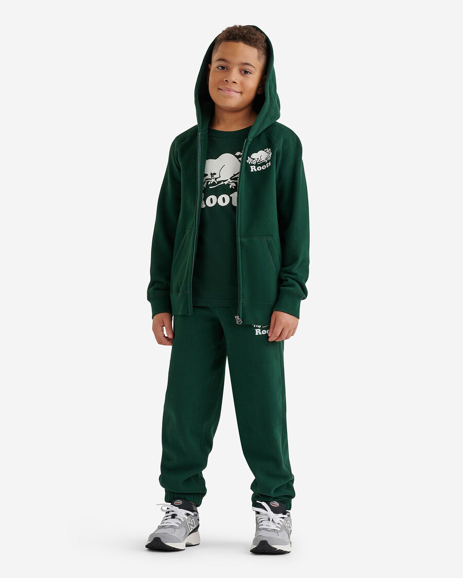 kids organic original full zip hoodie