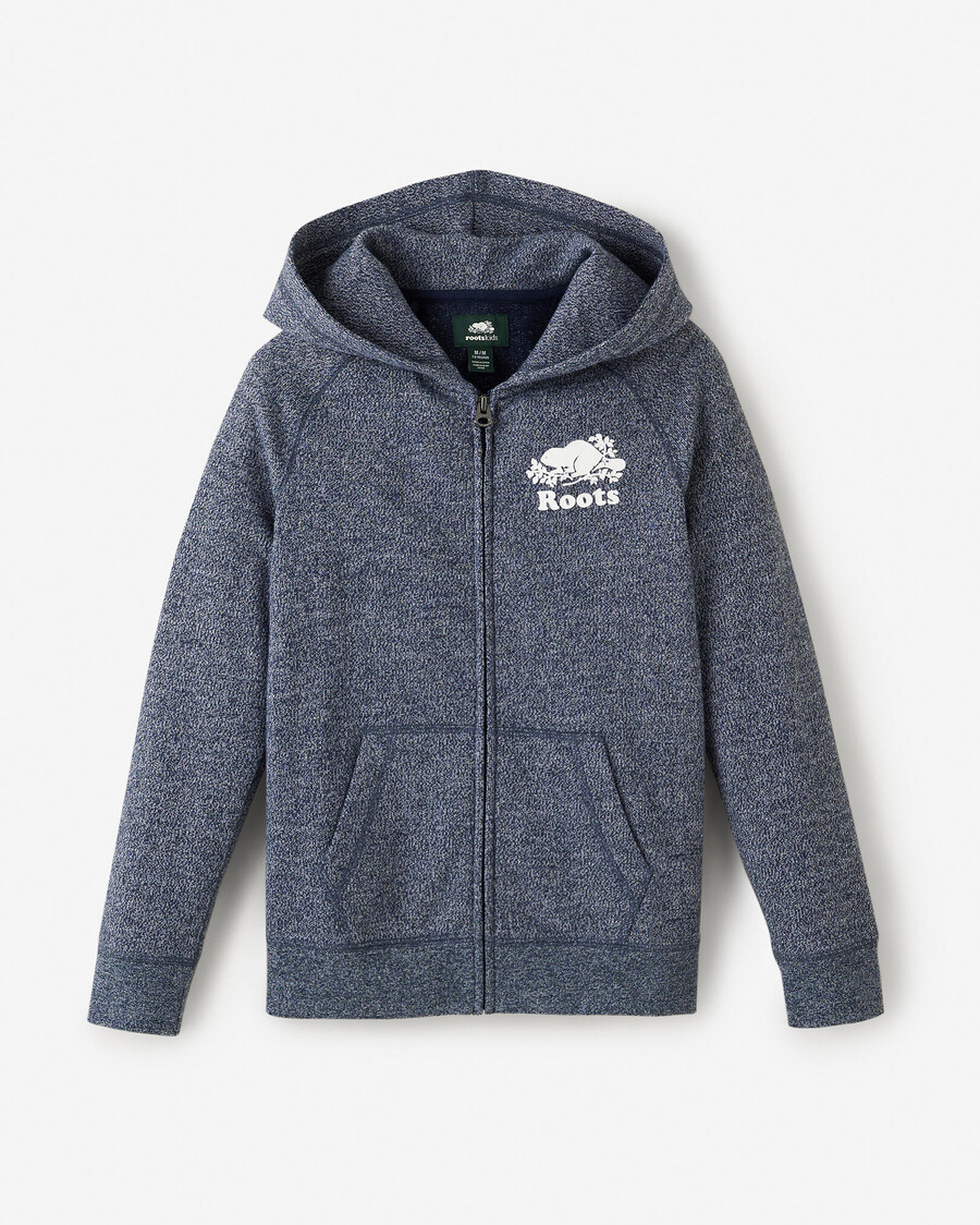 kids organic original full zip hoodie