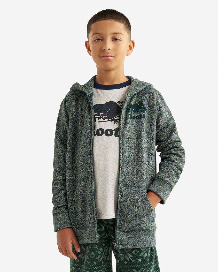 kids organic original full zip hoodie
