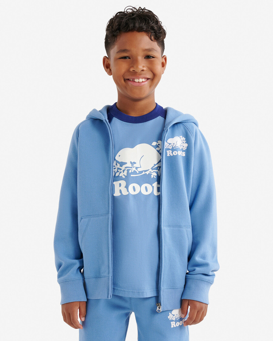 kids organic original full zip hoodie