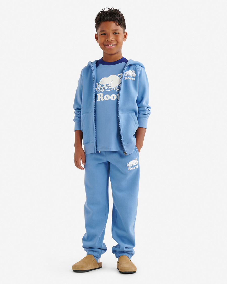 kids organic original full zip hoodie