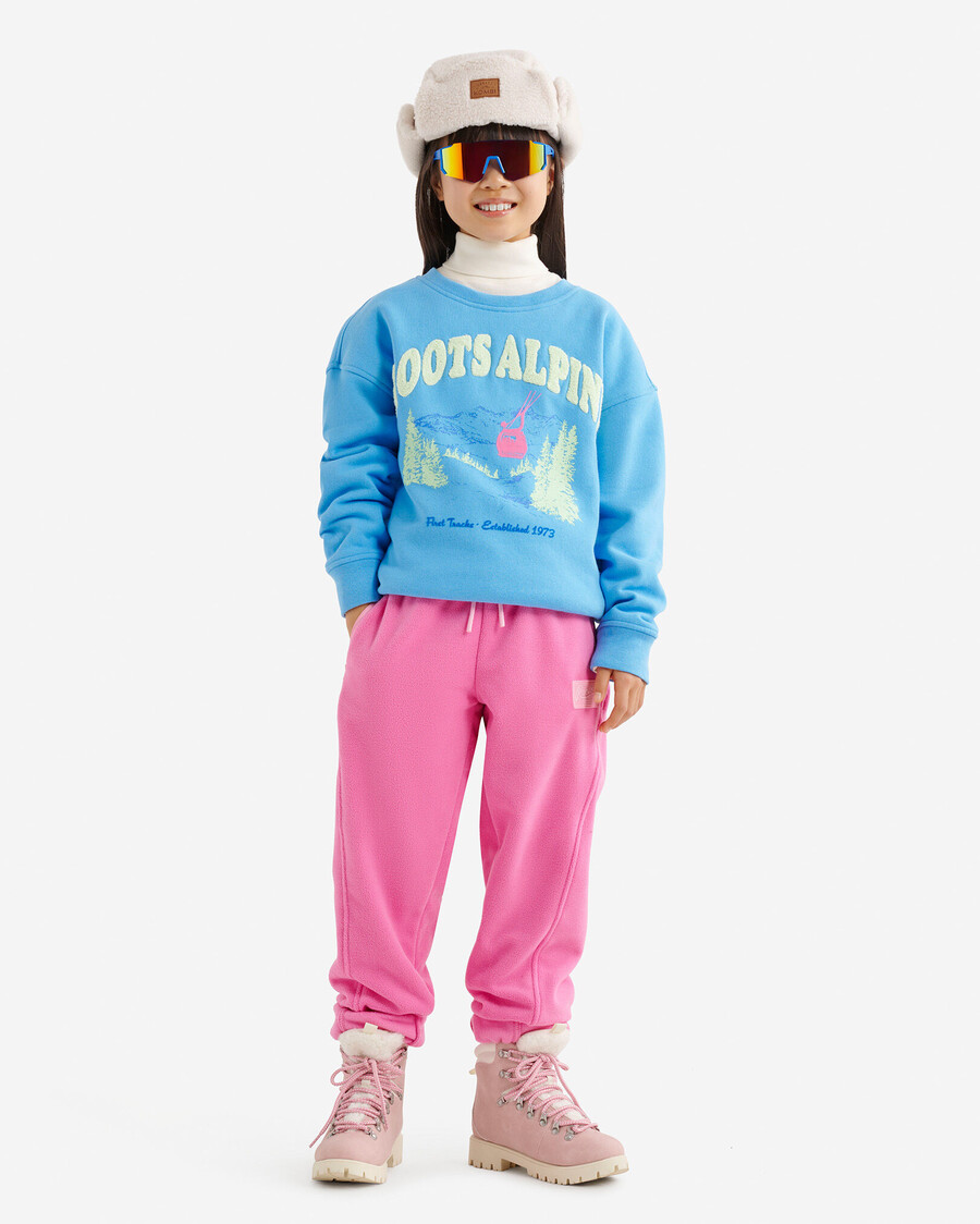 kids alpine landscape crew sweatshirt