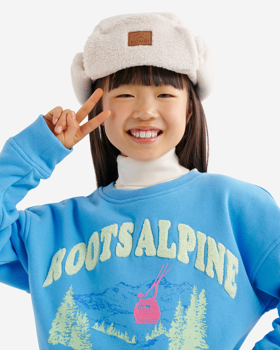 kids alpine landscape crew sweatshirt