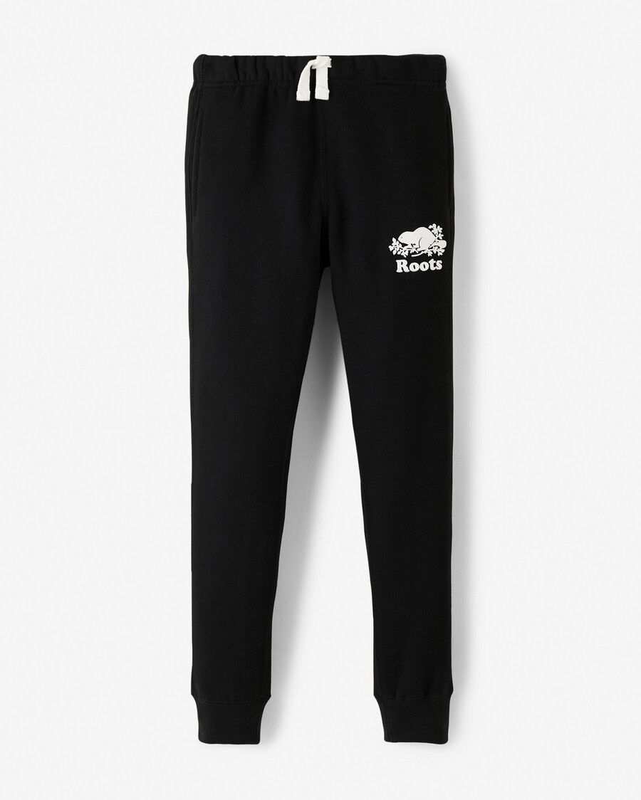 girls organic slim cuff sweatpant
