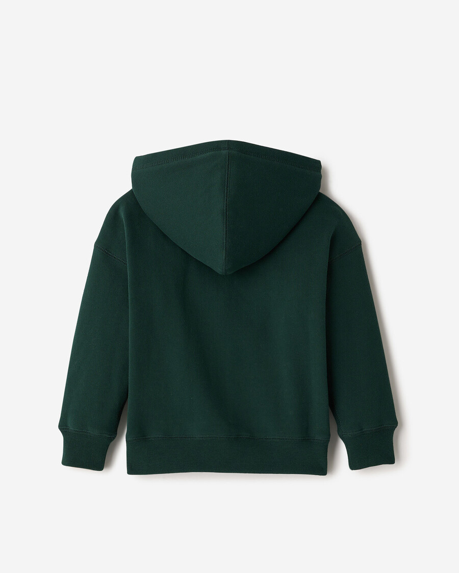 toddler roots applique full zip hoodie