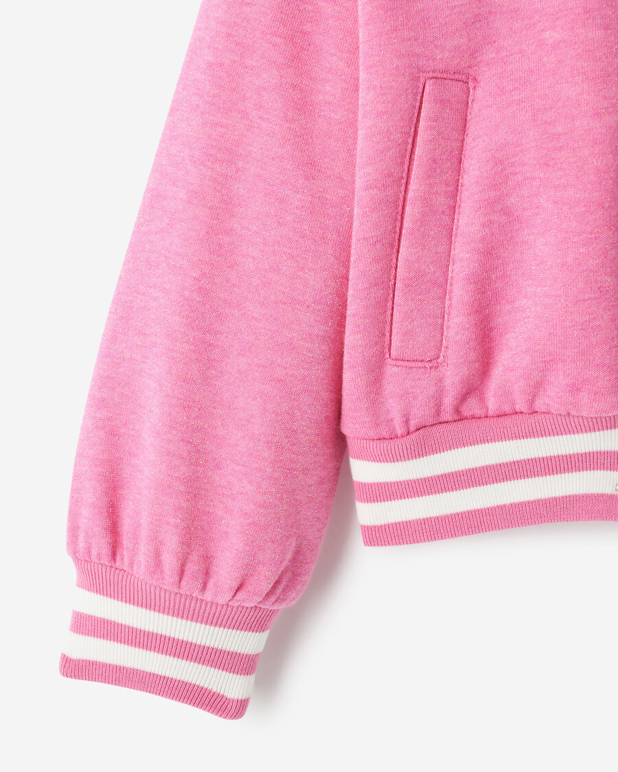 toddler girls cooper sparkle varsity jacket