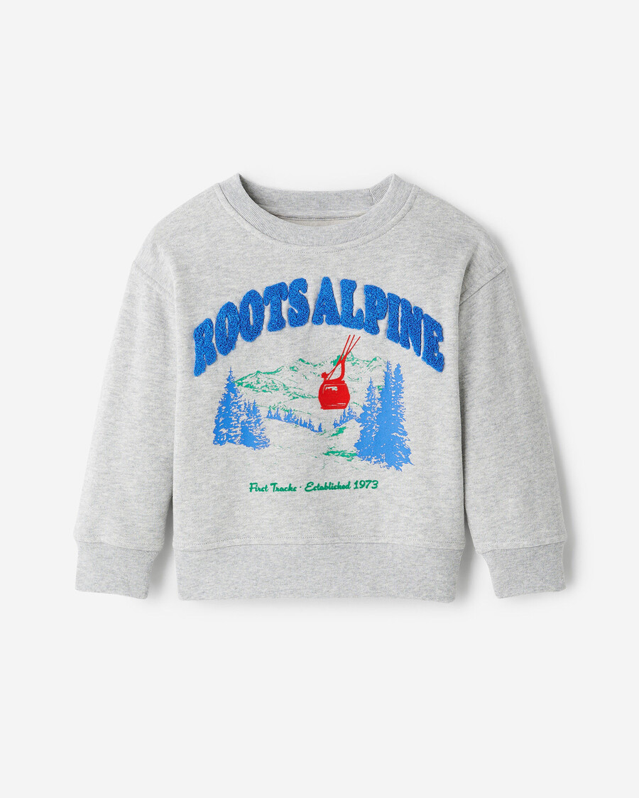 toddler alpine landscape crew sweatshirt