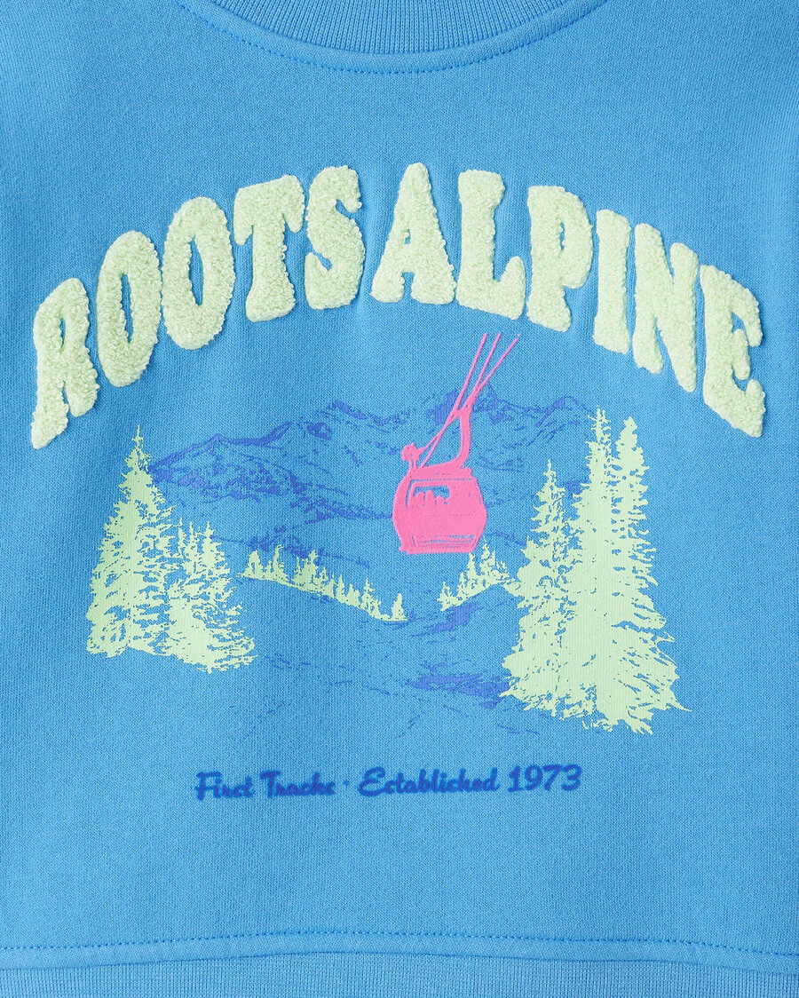 toddler alpine landscape crew sweatshirt
