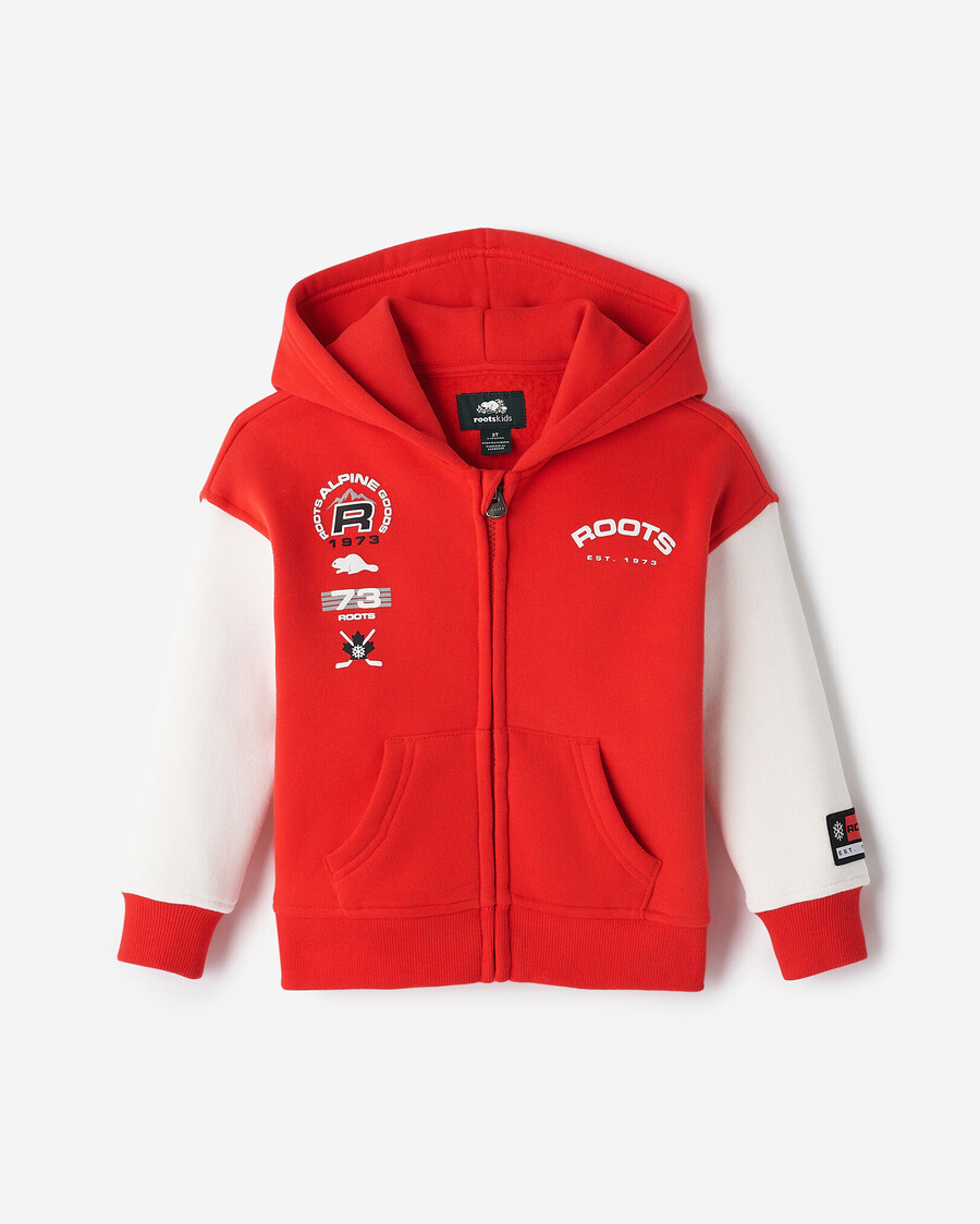 toddler alpine goods full zip hoodie