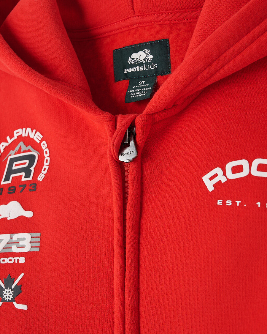 toddler alpine goods full zip hoodie