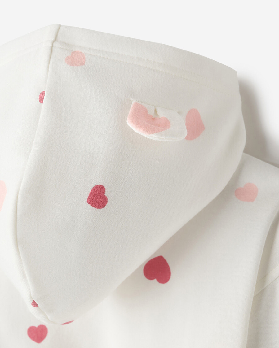 toddler cozy love bear zip hoodie
