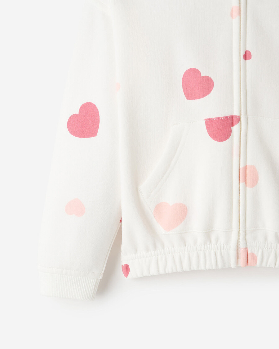 toddler cozy love bear zip hoodie