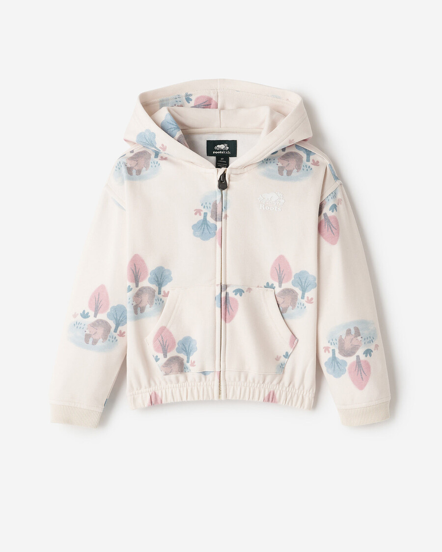 toddler cozy bear zip hoodie