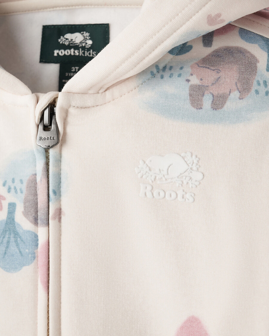 toddler cozy bear zip hoodie