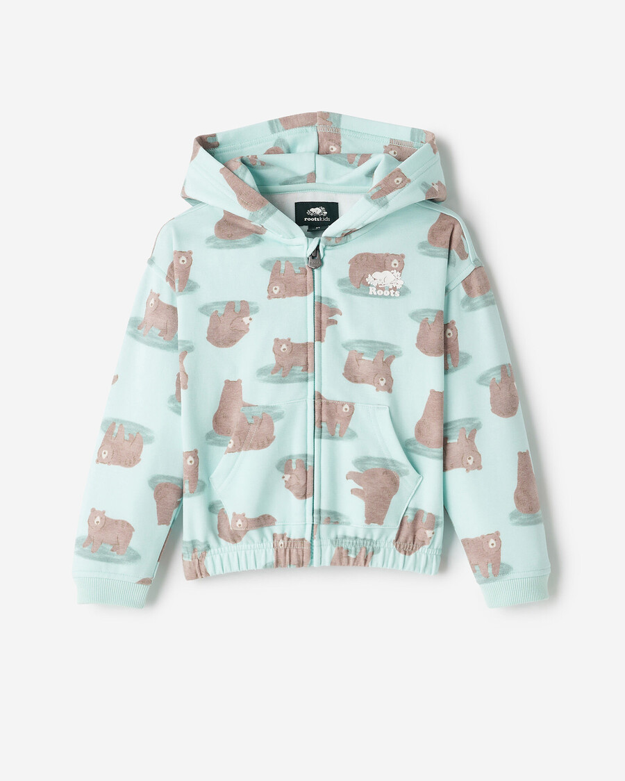 toddler cozy bear zip hoodie