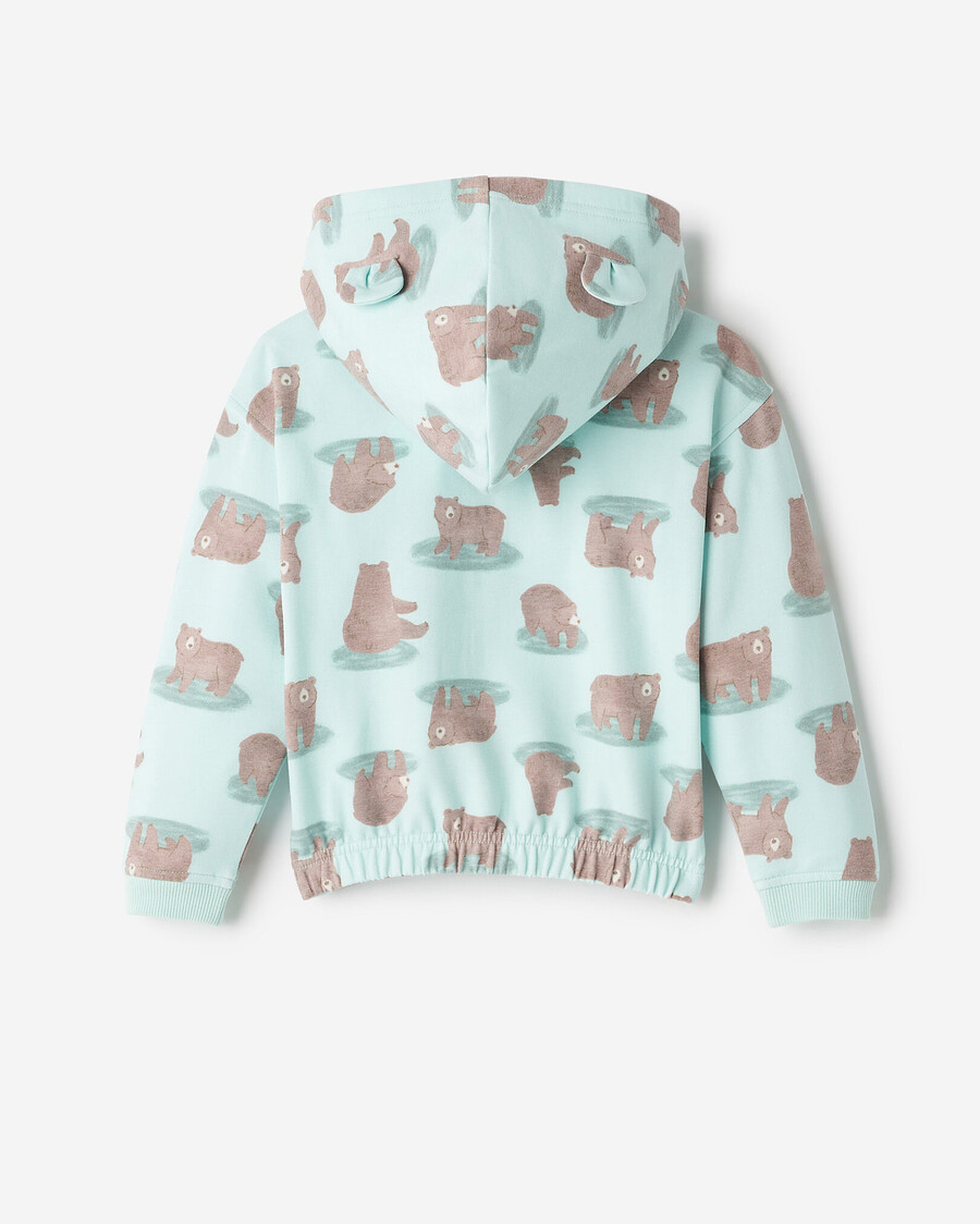 toddler cozy bear zip hoodie
