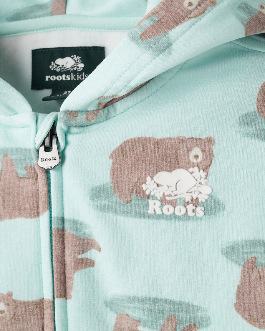 toddler cozy bear zip hoodie