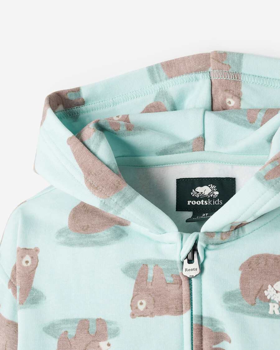 toddler cozy bear zip hoodie
