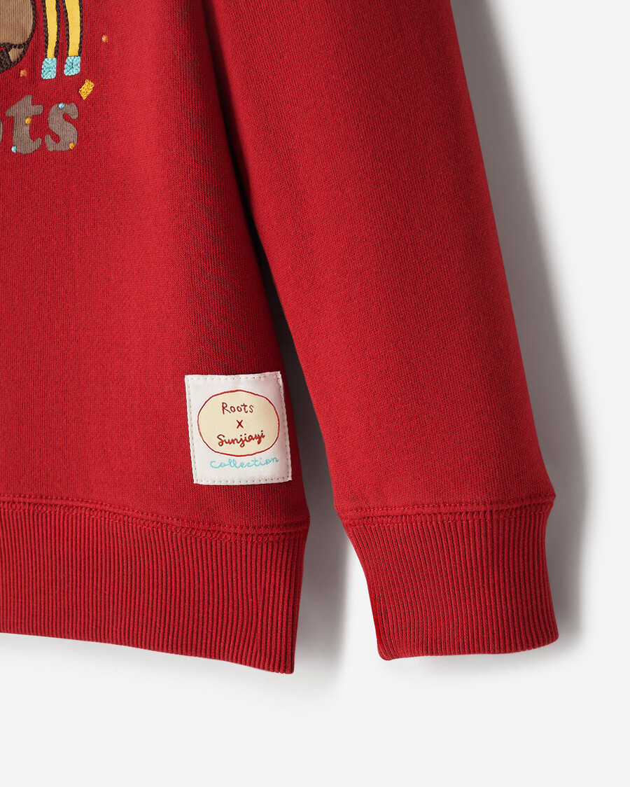 toddler year of the horse crew sweatshirt