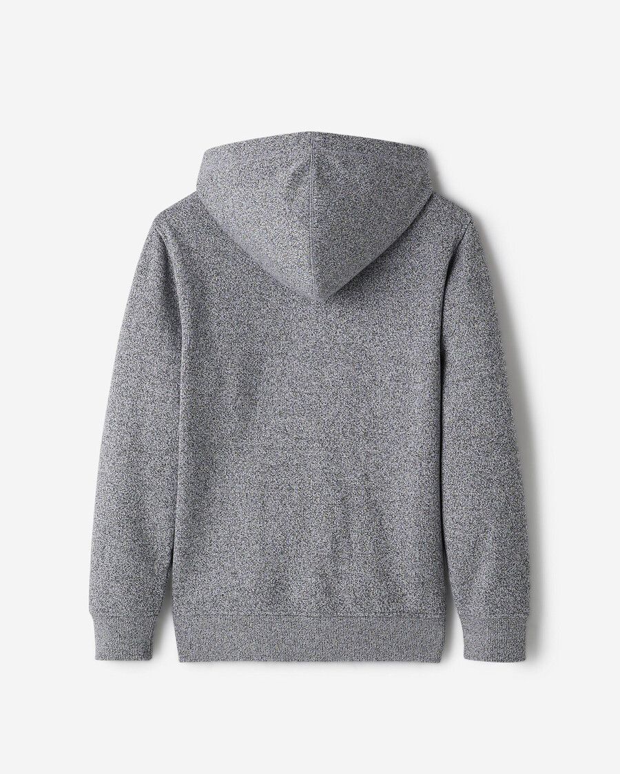 roots applique full zip hoodie