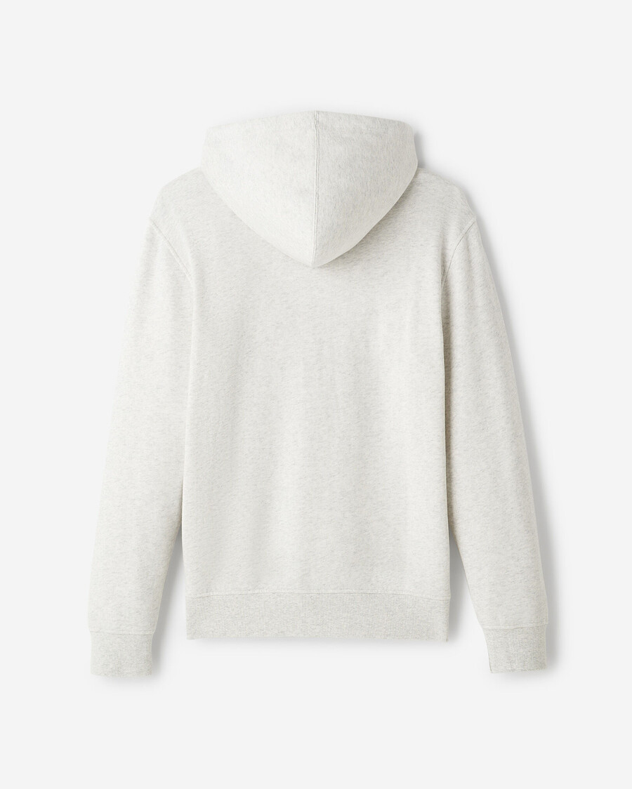 roots applique full zip hoodie