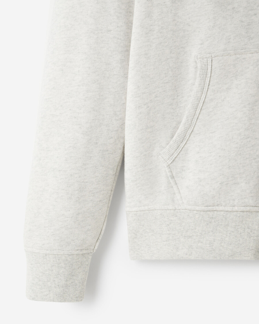 roots applique full zip hoodie
