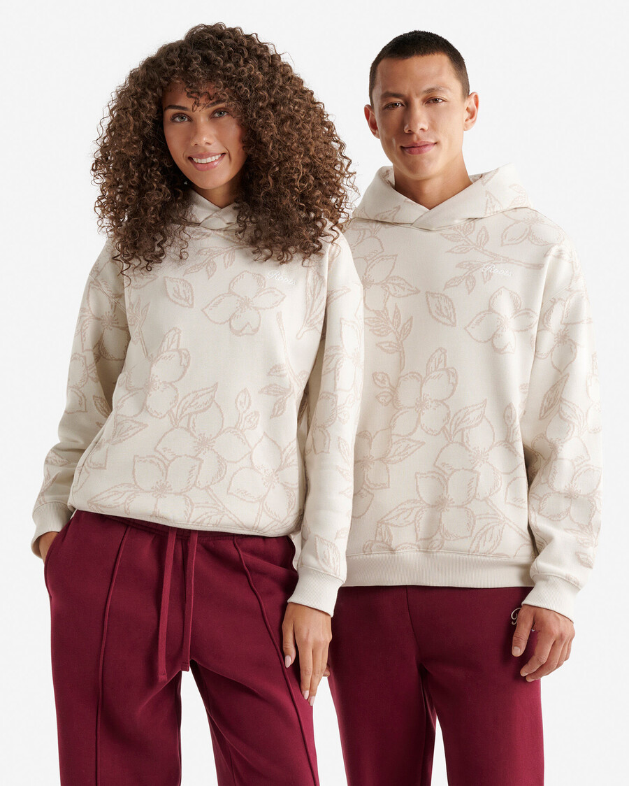 floral one fit hoodie