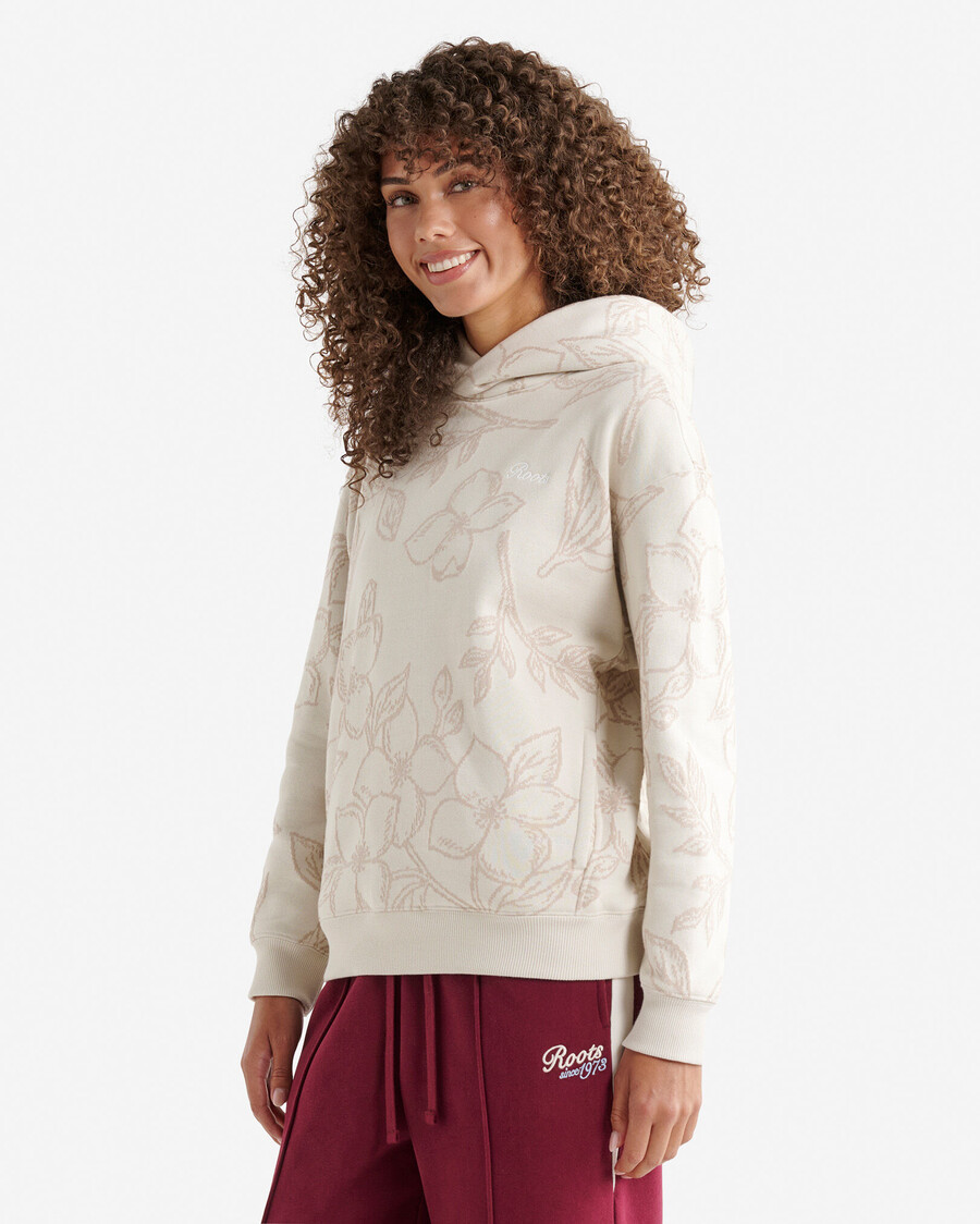 floral one fit hoodie