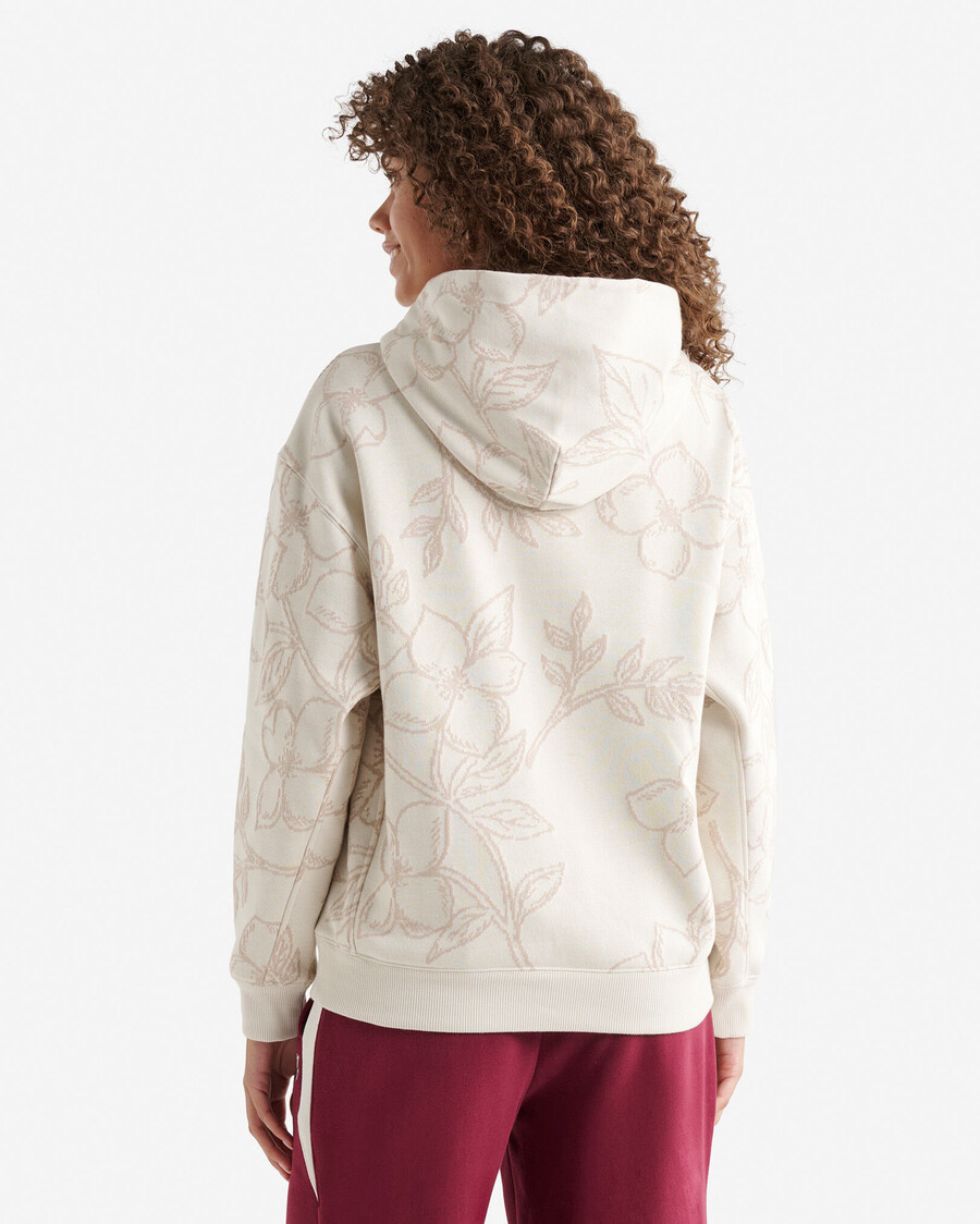floral one fit hoodie
