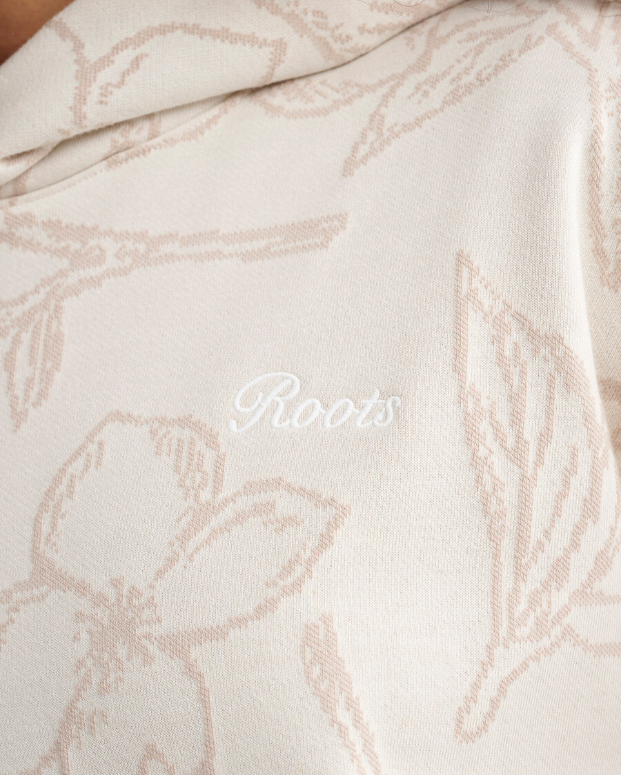floral one fit hoodie