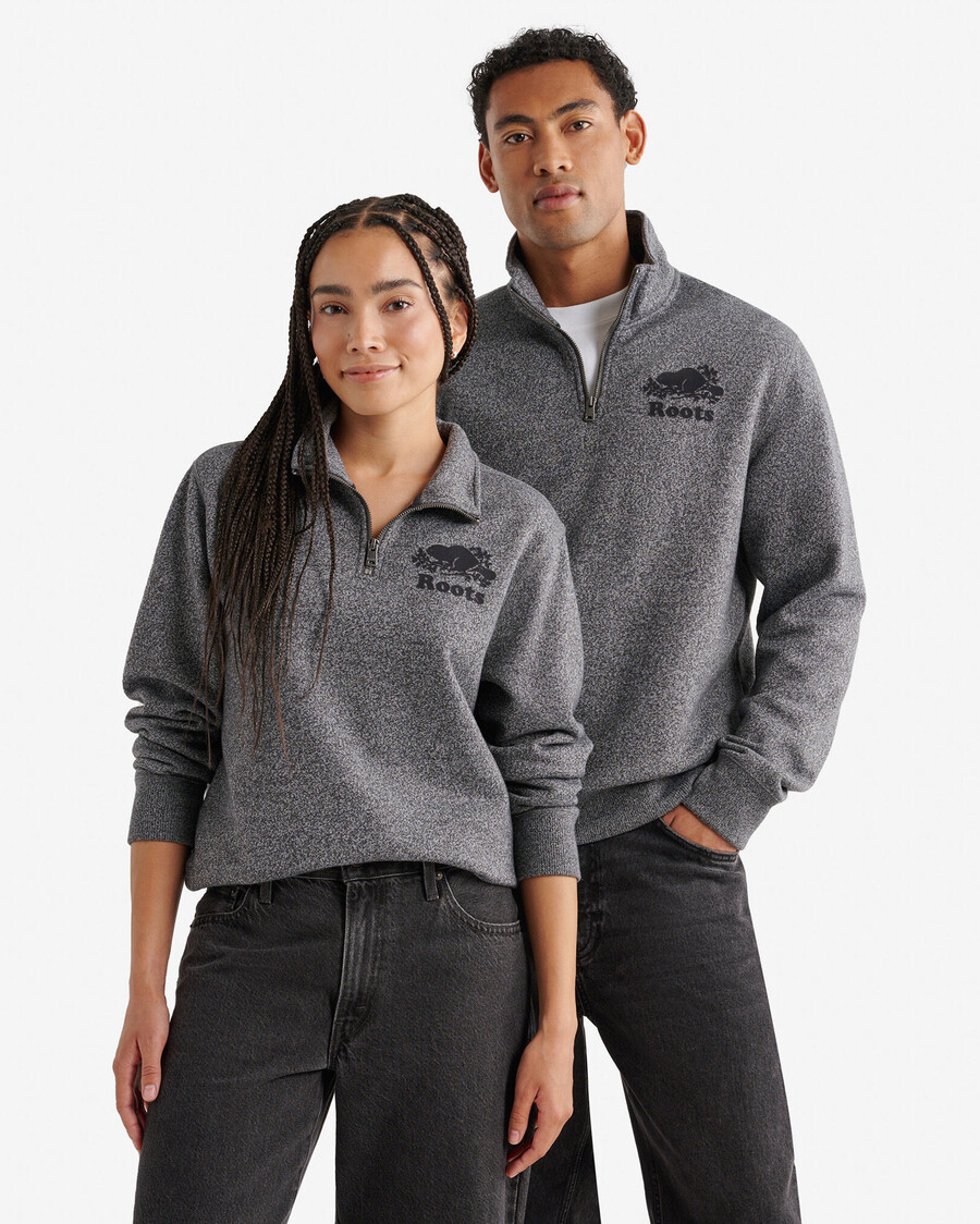 organic original half zip stein