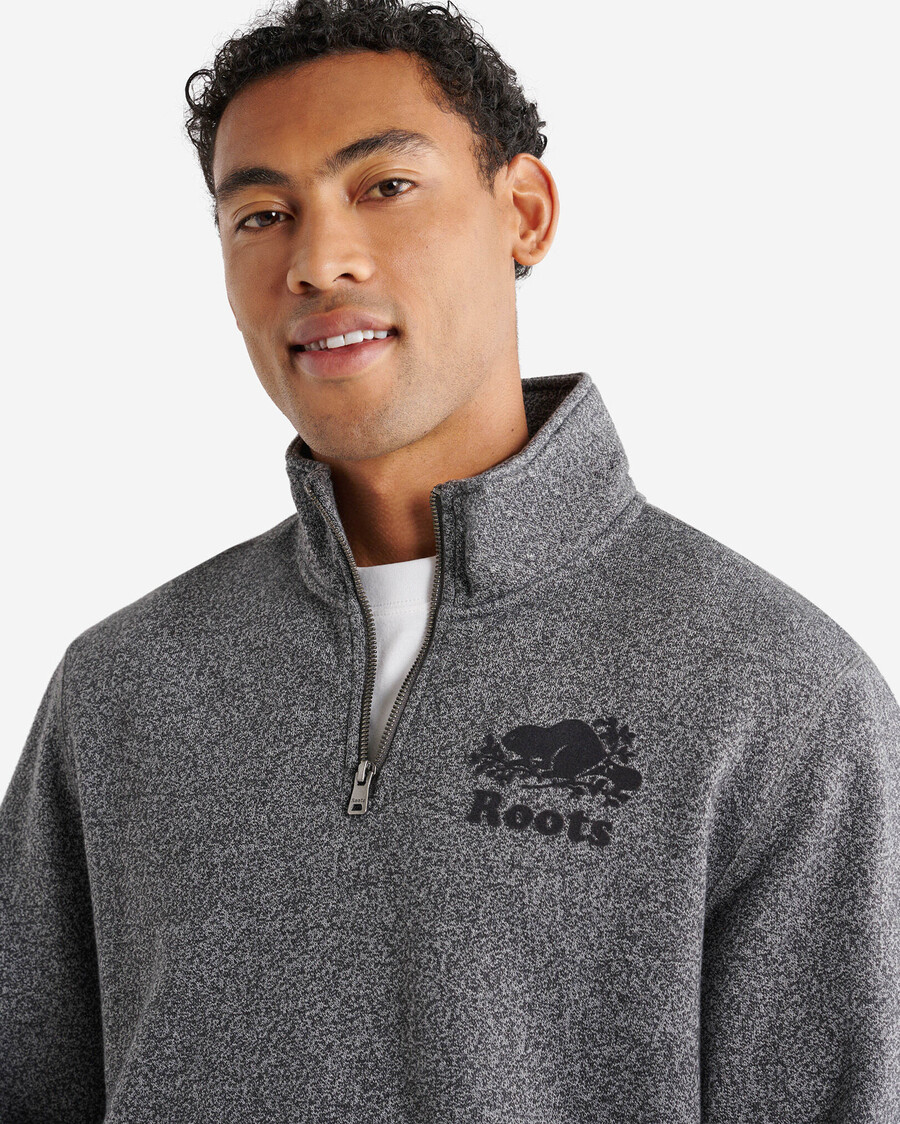 organic original half zip stein