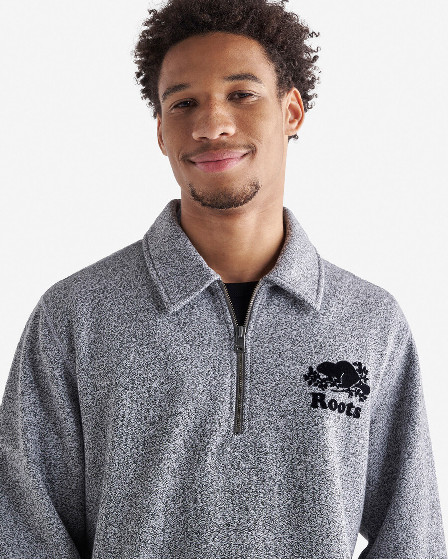 organic original half zip polo
