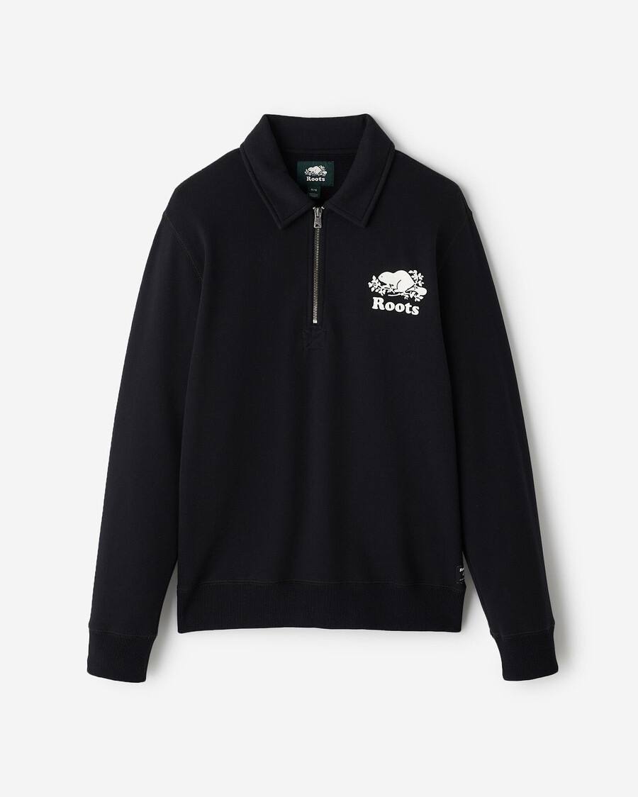 organic original half zip polo