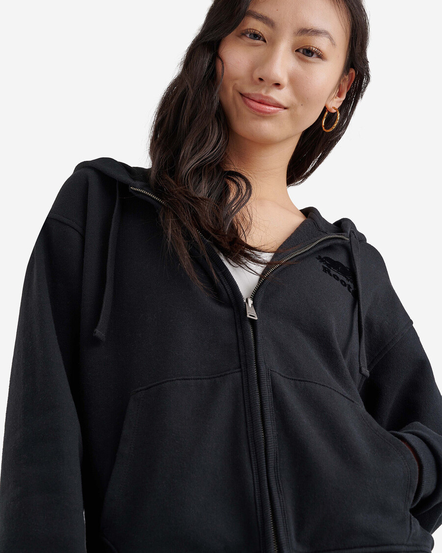 organic original relaxed full zip hoodie