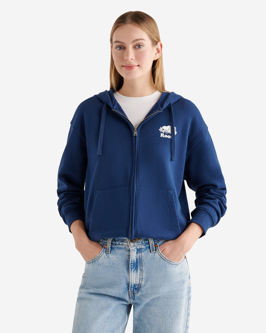 organic original relaxed full zip hoodie