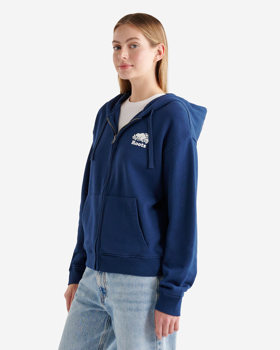 organic original relaxed full zip hoodie
